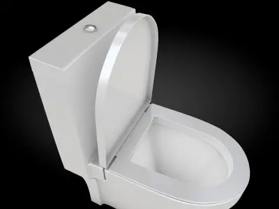 TOILET Low-poly 3D model