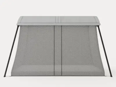 Travel cot Light Low-poly 3D model