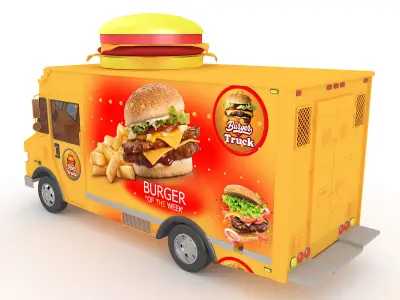 Burger Truck 2 3D model