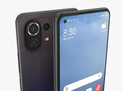 Xiaomi Mi 11 Lite Full Colors 3D model