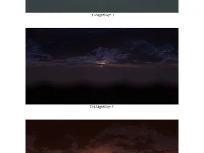 Dosch HDRI - Night Skies V2 3D model