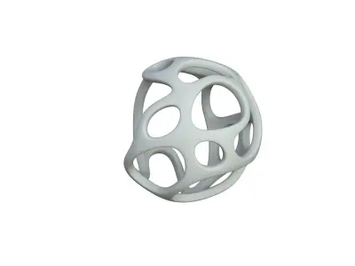 SciFi Cube Object No 21481 Low Poly Shape Texture