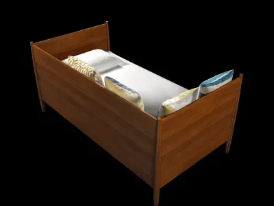 West elm Mid-Century Daybed - Acorn 3D model