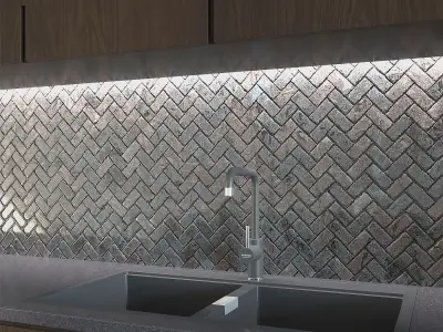 Modern kitchen 001 3D model