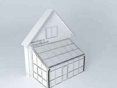 Winter garden 5 Free 3D model