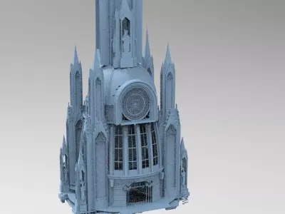 Imperial City Tower Halls 2 3D model