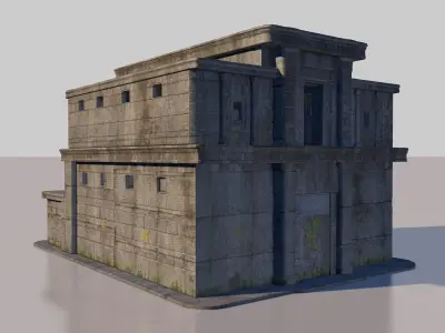 ancient ancestral temple 3D model