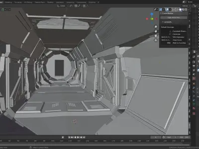 Sci-Fi Interior 3D model purchase