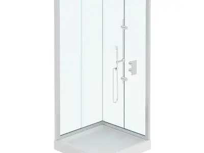 Square Shower 3D model