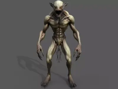 Monsters Pack 1 Low-poly 3D model