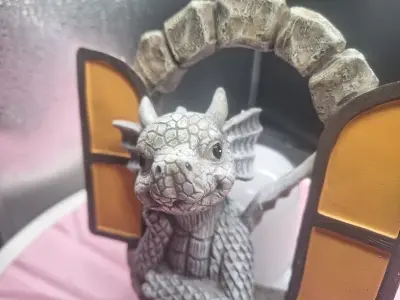 window dragon  3D print model