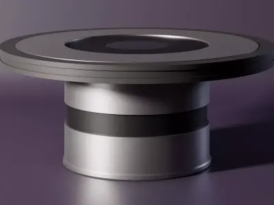 WaveRider Lounge Table 3D model