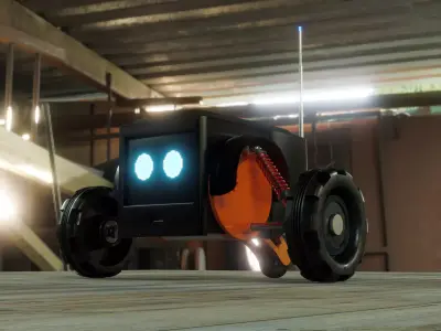 DeskRobot 3D 3D model