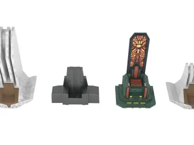 Star Wars Throne collection 1-12 scale Blackseries 3D Model Pack