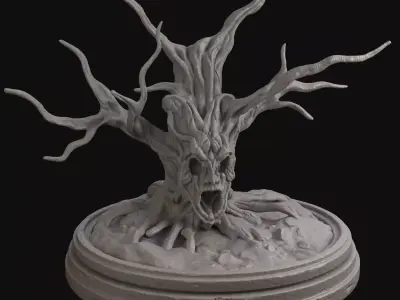 Fantasy tree 3D model