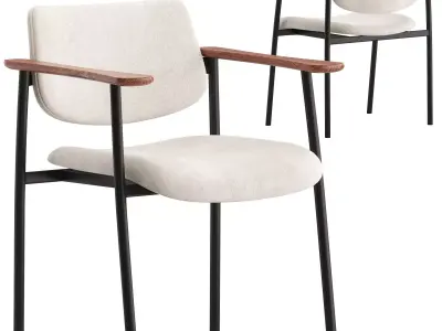 CB2 Warren Chair 3D model