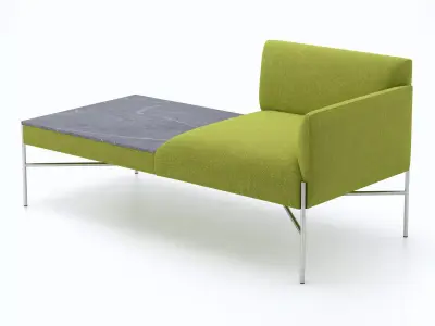 Armchair Set lounge chair with top 3D model