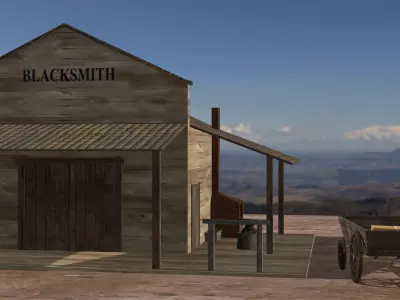 Western Pack 3D model