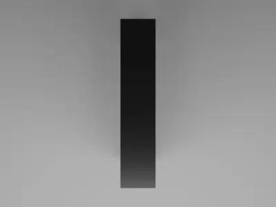 Scene Black Cabinet Free 3D model