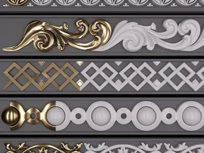 Trim Ornament 08 3D model