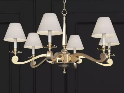 Visual Comfort Alexa Hampton Myrna Chandelier 3D model