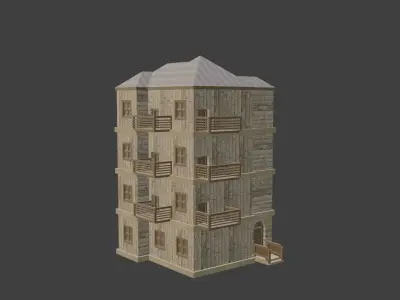 House Model 86 Low-poly 3D model