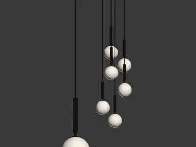 Miira Nuura Pendant Chandelier Light 3D model