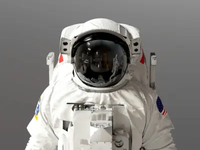 SPACESUIT Astronaut EMU SAFER 3D model