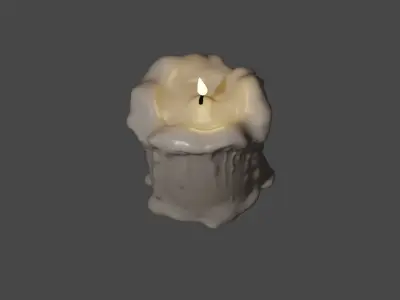 Candle 3D model