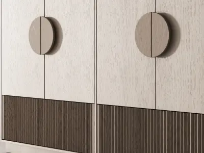 200 furniture for children 02 cupboard in 3 options 01 3D model