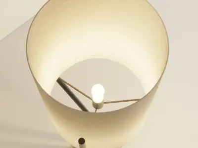 Arborescence Floor Lamp Low-poly 3D model