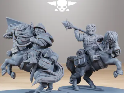 GrimGuard Pony Cavalry  3D print model