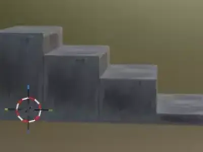 Rock stairs Free 3D model