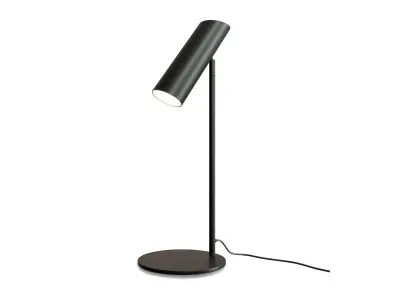 Modern Tube Table Lamps White and Black 3D model