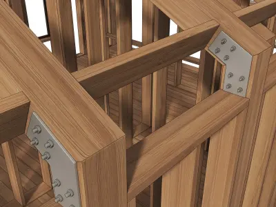Barn house n2 3D model