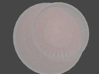 Crystal Cherry Bowl 3D model