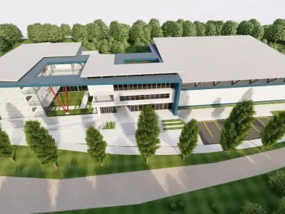 School-University- High School 3D model