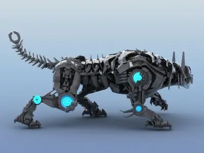Robot Tiger  3D model