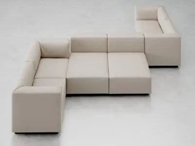 Living Landscape 730 Sofa Composition 1 3D model