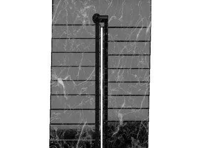 Marble Stairs 3D model