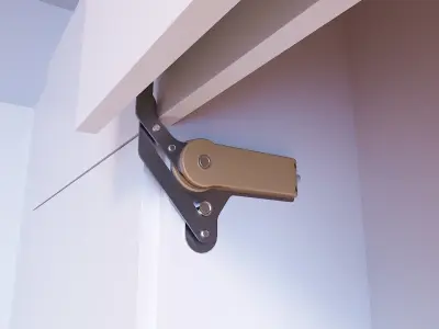 Furniture Fittings Mega Pack - Lifts and Hinges 3D model