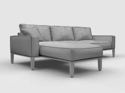 Harbour Outdoor - Balmoral Sofa 3D model