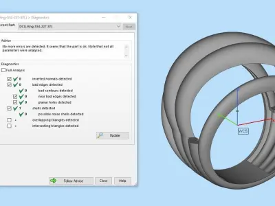 Jewelry ring 227 3D print model purchase