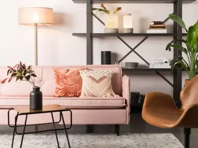 Shelby Taupe Floor Lamp 3D Model  3D model