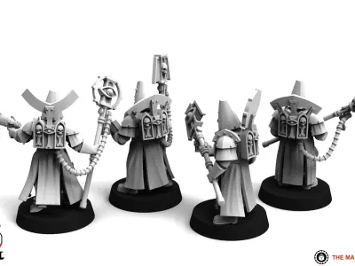 Feudal Guard - Battle Priests 3D print model