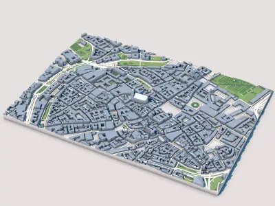 Frauenkirche in Munich Germany 3D model