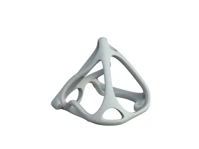 SciFi Cube Object No 64784 Low Poly Shape Low-poly 3D model