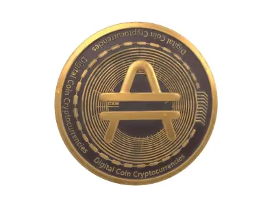 Amp Coin v3 002 Low-poly 3D model