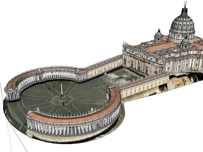 Architecture-Religion-God-Culture-Temple-047 3D model