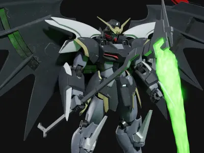 Deathscythe Hell Gundam EW  3D model